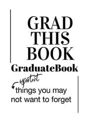 Tapa de Grad This Book