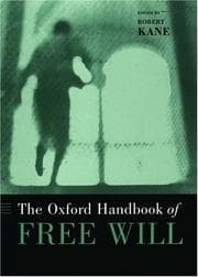 Tapa de The Oxford Handbook of Free Will (Oxford Handbooks in Philosophy)