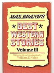 Tapa de Max Brand's Best Western Stories