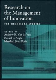 Tapa de Research on the management of innovation