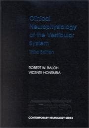 Tapa de Clinical neurophysiology of the vestibular system