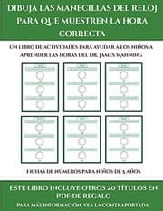 Tapa de Fichas de números para niños de 5 años