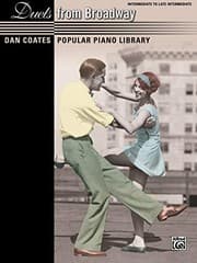 Tapa de Dan Coates Popular Piano Library -- Duets from Broadway