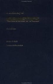 Tapa de A dictionary of genetics