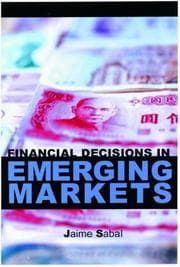 Tapa de Financial decisions in emerging markets