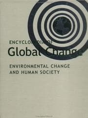 Tapa de Encyclopedia of Global Change Vol. 1