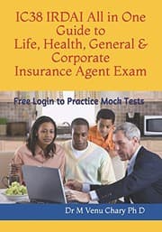 Tapa de IC38 IRDAI All in One Guide to Life, Health, General & Corporate Insurance Agent Exam