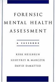 Tapa de Forensic mental health assessment