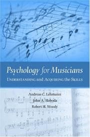 Tapa de Psychology for musicians