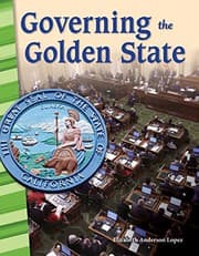 Tapa de Governing the Golden State - Social Studies Book for Kids - Great for School Projects and Book Reports