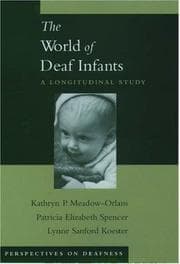 Tapa de The World of Deaf Infants