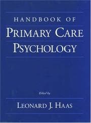 Tapa de Handbook of Primary Care Psychology