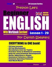 Tapa de Preston Lee’s Beginner English With Workbook Section Lesson 1 – 20 For Danish Speakers