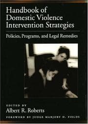 Tapa de Handbook of Domestic Violence Intervention Strategies
