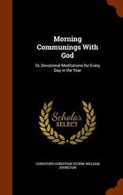 Tapa de Morning Communings With God