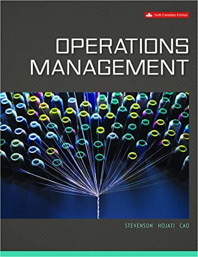 Tapa de OPERATIONS MANAGEMENT >CANADIAN<