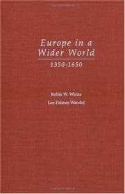 Tapa de Europe in a wider world, 1350-1650