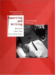 Tapa de Workbook to Accompany Reporting and Writing Basics for the 21st Century