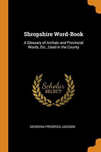 Tapa de Shropshire Word-Book