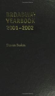 Tapa de Broadway Yearbook 2001-2002