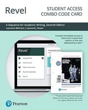 Tapa de Revel for A Sequence for Academic Writing -- Combo Access Card