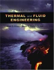 Tapa de Introduction to thermal and fluid engineering
