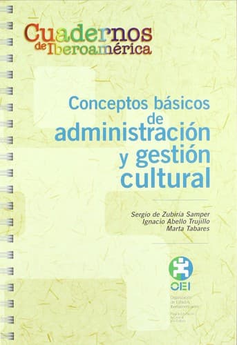 Tapa de Conceptos básicos de administración y gestión cultural