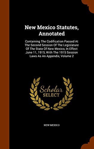 Tapa de New Mexico Statutes, Annotated