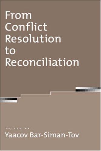 Tapa de From Conflict Resolution to Reconciliation
