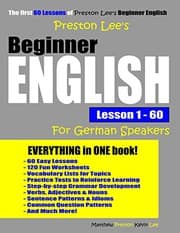 Tapa de Preston Lee's Beginner English Lesson 1 - 60 For German Speakers