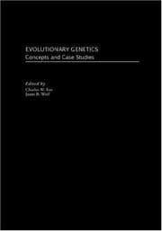 Tapa de Evolutionary genetics
