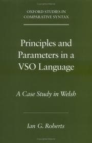 Tapa de Principles and Parameters in a VSO Language