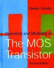 Tapa de Operation and modeling of the MOS transistor