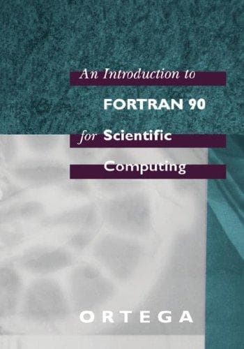 Tapa de An introduction to Fortran 90 for scientific computing
