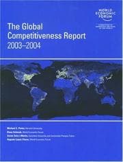 Tapa de The Global Competitiveness Report 2003-2004 (Global Competitiveness Report)