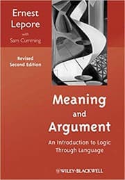 Tapa de Meaning and argument