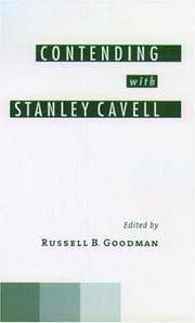 Tapa de Contending with Stanley Cavell