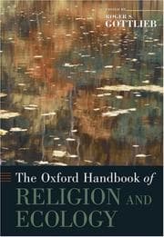 Tapa de The Oxford Handbook of Religion and Ecology