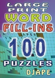 Tapa de Large Print Word Fill-ins