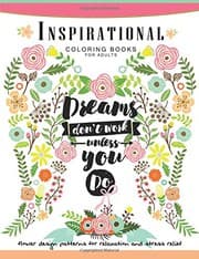Tapa de Inspirational Coloring Book for Adults