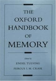 Tapa de The Oxford handbook of memory