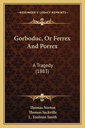 Tapa de Gorboduc, Or Ferrex And Porrex