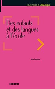 Tapa de Des enfants et des langues à l'école - Livre