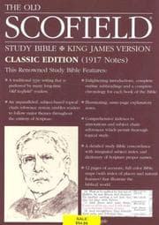Tapa de Old Scofieldrg Study Bible