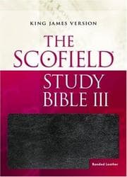 Tapa de Scofield Study Bible III