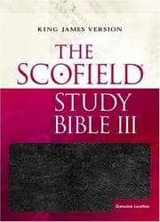 Tapa de Scofield Study Bible