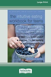 Tapa de Intuitive Eating Workbook for Teens