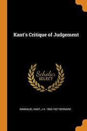 Tapa de Kant's Critique of Judgement
