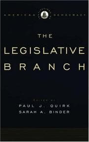 Tapa de Legislative Branch