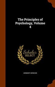 Tapa de The Principles of Psychology, Volume 4